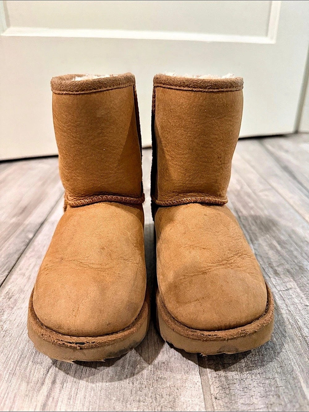 UGG Classic Short II Shearling-Lined Short Boots in Brown